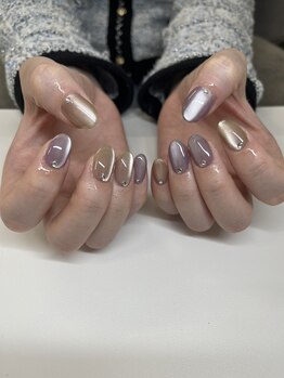 アンドラッシュ 駒込駅前店(and lash)/マグネットネイル