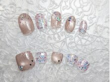 パワースポットビューティー(POWER SPOT BEAUTY)の雰囲気（フット＆ハンドネイル定額デザイン揃ってます◎！同時施術可能♪）