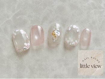 リトルビュー(little view)/・シェル×お花 ￥11980