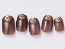 アイ ネイルズ 天神店(I nails)/クリアブラウン¥6500