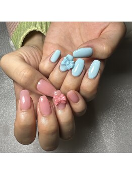 ラブオーキッド(LoveOrchid)/リボンネイル♪