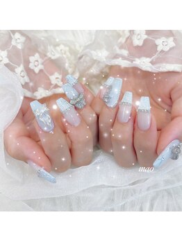 リンドネイル バイ モカ アンド ララ(Lind nail by moca and LaLa)/ツイードネイル