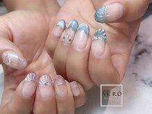 アクロネイル アンド アイ(ACRO NAIL&EYE)/マーメイドネイル