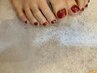 【foot/フットネイル】ラメワンカラー¥6000→¥5000(オフなし)