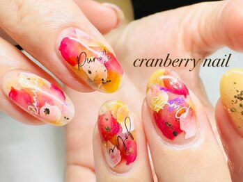 クランベリーネイル 代官山 恵比寿(cranberry nail)の写真/【可愛系デザイン多数】美しいフォルム、洗練されたデザインで目を引くお爪は当店の技術あってこそ！