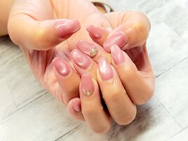 マグネットにオーロラ添えて