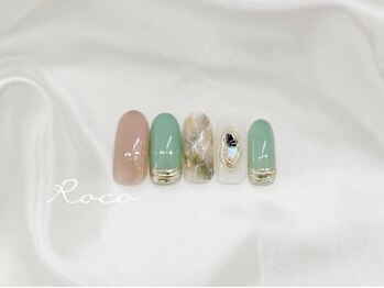 ネイルアンドアイラッシュ ロコ(ROCO)/トレンドニュアンスデザイン