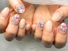 ぷっくり紫陽花ネイル♪
