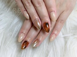 定額デザイン べっ甲ネイル