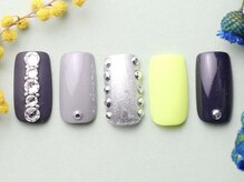 テンプテーション ネイル スタジオ(Temptation nail studio)/韓国モノトーンネイル