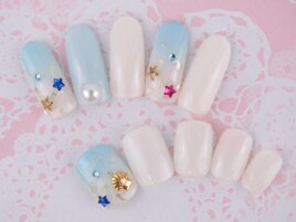 ハンド＆フットお揃いネイル