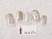 アイネイルズ 梅田店(I nails)/くすみカラーニュアンス