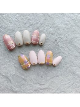 ブリオン 六本松店(Bullion)/マドラスチェックネイル