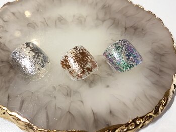 Foot☆ホイルネイル