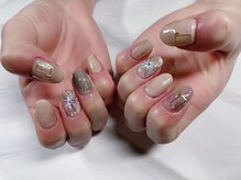 ネイルアンドアイラッシュサロン エスポアール(nail&eyelash salon espoir)/花柄ネイル