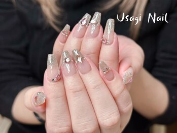 ウサギネイル 新大久保店(usagi nail)/キラキラネイル