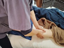 心地よい圧で気になる部位の集中ケアも◎