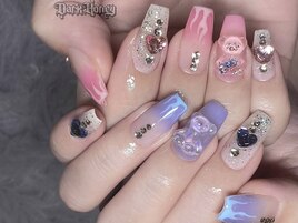 原宿系ファイアーネイル
