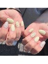 バターカラーnail