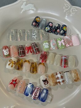 エルビーネイルシェリー 天王寺店(LB.nail cherie)/★Sae限定★ 定額デザインアート