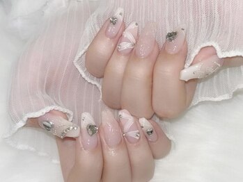 プティネイル 池袋(Puty Nail)/ちゅるちゅるリボンネイル