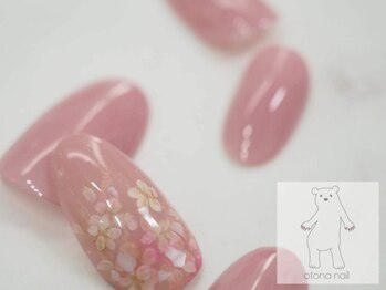 オトナネイル(otona nail)/シンプル小花柄ネイル