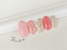 ネイルサロン ハンナ(Nail salon Hanna.Ri)/ピンクドット☆パールデザイン
