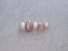 ニコルネイル(nicole nail)/定額9000円　ぷっくりフラワー