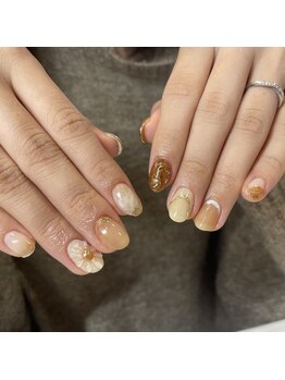 ミントリーフ バイ リート(Mint leaf by Reat)/ブラウンベージュニュアンス