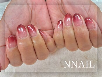 エヌ ネイル(N NAIL)/ボルドーグラデーション