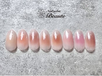 ボーテ(Beaute)の写真/【ぷるマグ使用♪チークネイル6800円】季節やトレンドに合わせた、旬のネイルを★カラー変更OK！