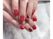 アマリリス(Amaryllis)/桜ネイル