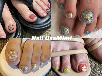 ネイル ウサミミ(Nail UsaMimi)の写真/【夏に向けて足元から華やかに♪】デザインは、お任せ/持ち込みどちらも可♪丁寧なケア&施術でモチも◎