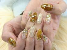 ディーネイル 池袋(D-nail)/【森】奥行フラワーネイル