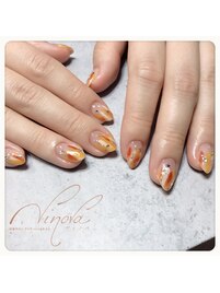 塗りかけネイル♪