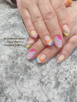 プライベート ネイルサロン マーマ(murmur)/カラフルネイル
