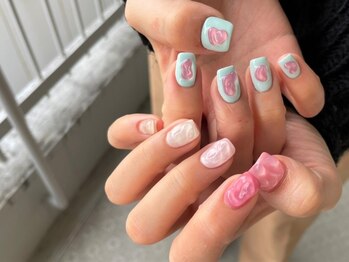 ニコルネイル(nicole nail)/paragel / nuance nail .