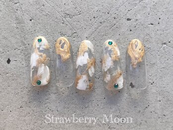 サロンストロベリームーン(Salon Strawberry Moon)/ニュアンスネイル　￥6980