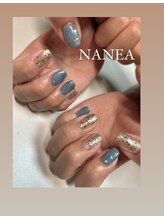 ナネア(NANEA)/キラキラ×ブルーネイル