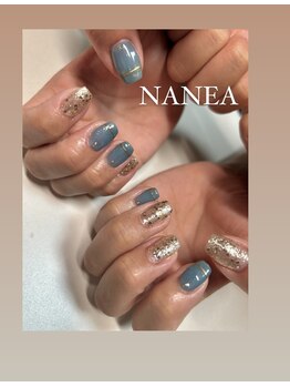 ナネア(NANEA)/キラキラ×ブルーネイル