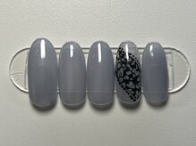 ジョアネイル(JOA Nail)/グレー/レース/オフィス