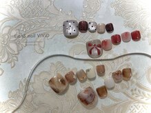 リアンスネイル ヴィヴィッド 岡山店(LianS nail ViViD)/フット定額オリジナル