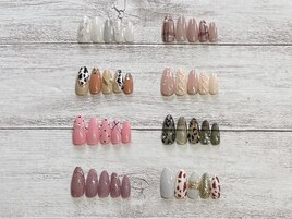 1月マンスリー定額ネイル☆