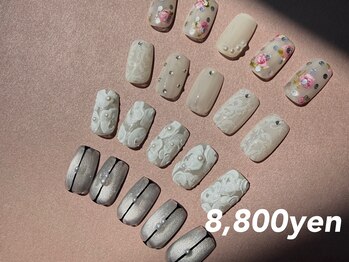 モモネイル(momonails)の写真/『なりたい』をカタチにする、あなただけのネイルをお届け☆トレンドを押さえたデザインが豊富に揃うサロン