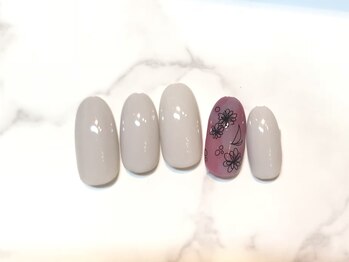 タイダイ×お花