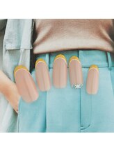 エムスラッシュ フィール 東戸塚店(M.SLASH)/イエローフレンチネイル