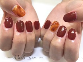 べっこう×ペイズリー×ボルドー