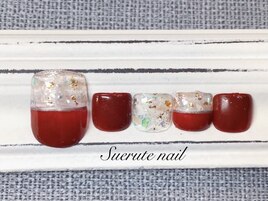 ボルドー&クリアシェル　¥9000