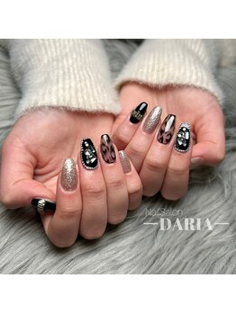 ダリア(Daria)/シースルー/ヒョウ柄