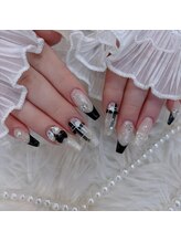 リンドネイル バイ モカ アンド ララ(Lind nail by moca and LaLa)/チェックネイル